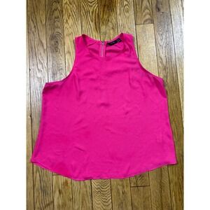 Apt 9 Hot Pink Sleeveless‎ Top Women's Petite PX Summer Casual Tank